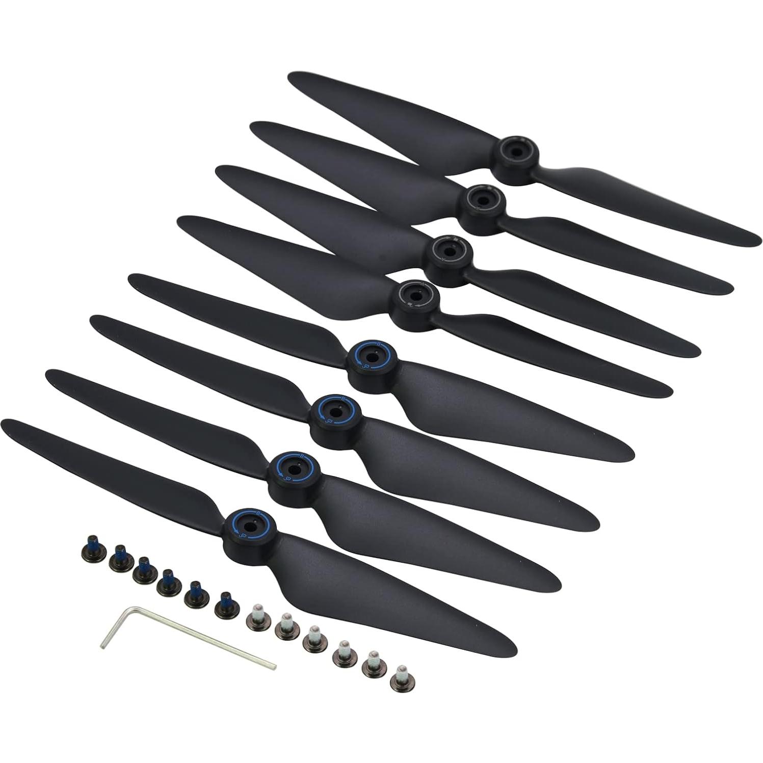Hélices Plegables Reemplazo Blomiky F7 para Drones Bwine y SJRC