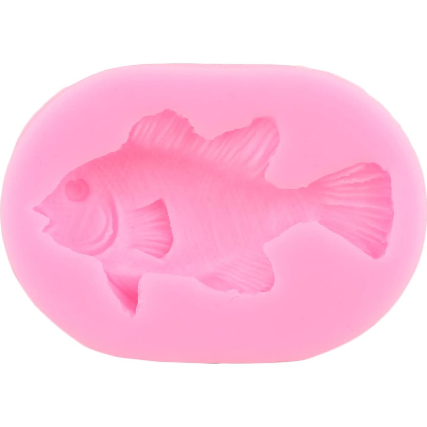 Molde de Silicona para Fondant Mujiang - 4 Piezas de Criaturas Marinas