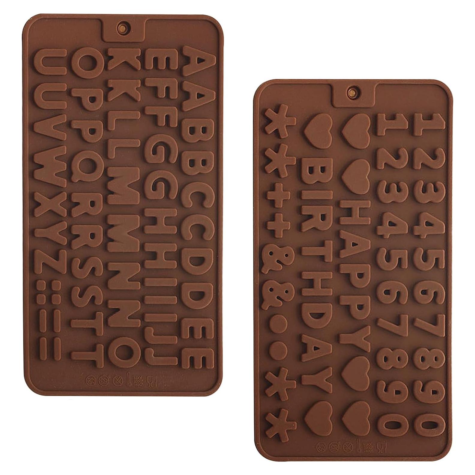 Moldes de Silicona YUUIKLLE para Chocolate y Caramelos - 2 Pcs