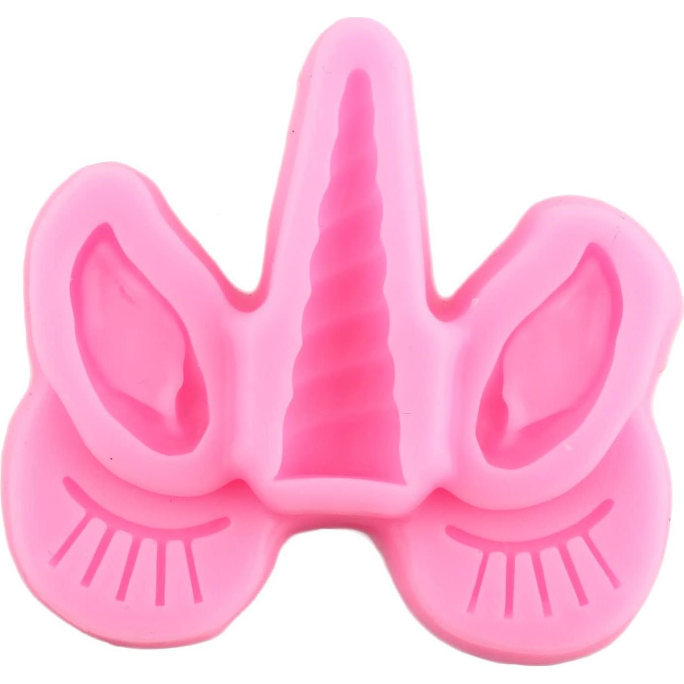 Molde de Silicona Unicornio Mujiang Set de 4 para Fondant