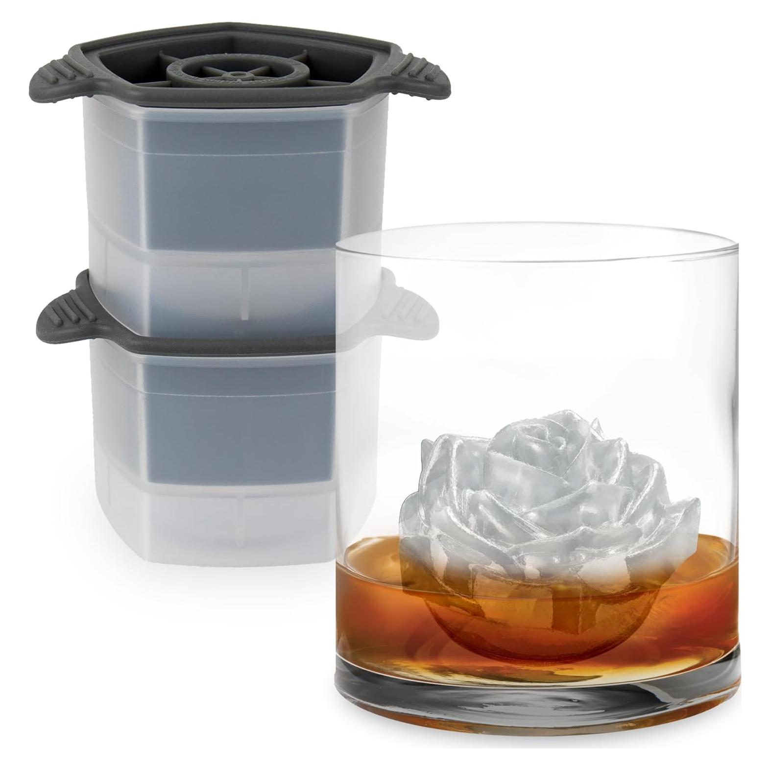 Set de 2 Moldes de Hielo en Forma de Rosa Tovolo - Silicona