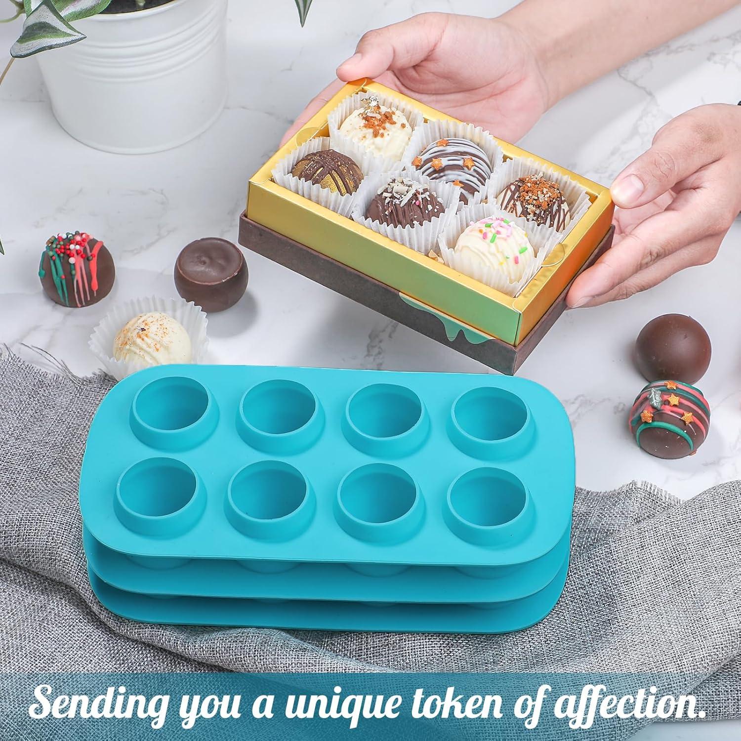 Moldes de Silicona para Chocolate Webake - Set de 3, 20.83x10.41 cm