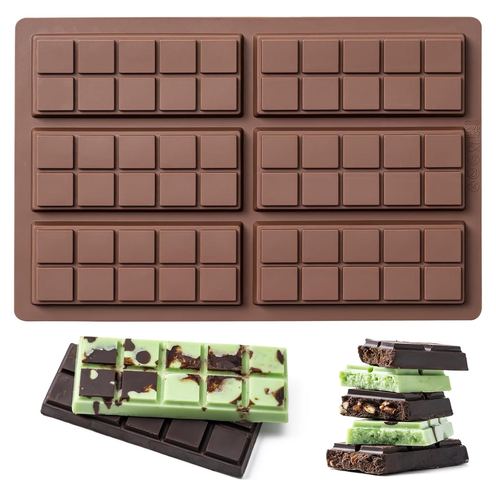 Molde de Chocolate Husfunov de Silicona 25.4x17cm Antiadherente