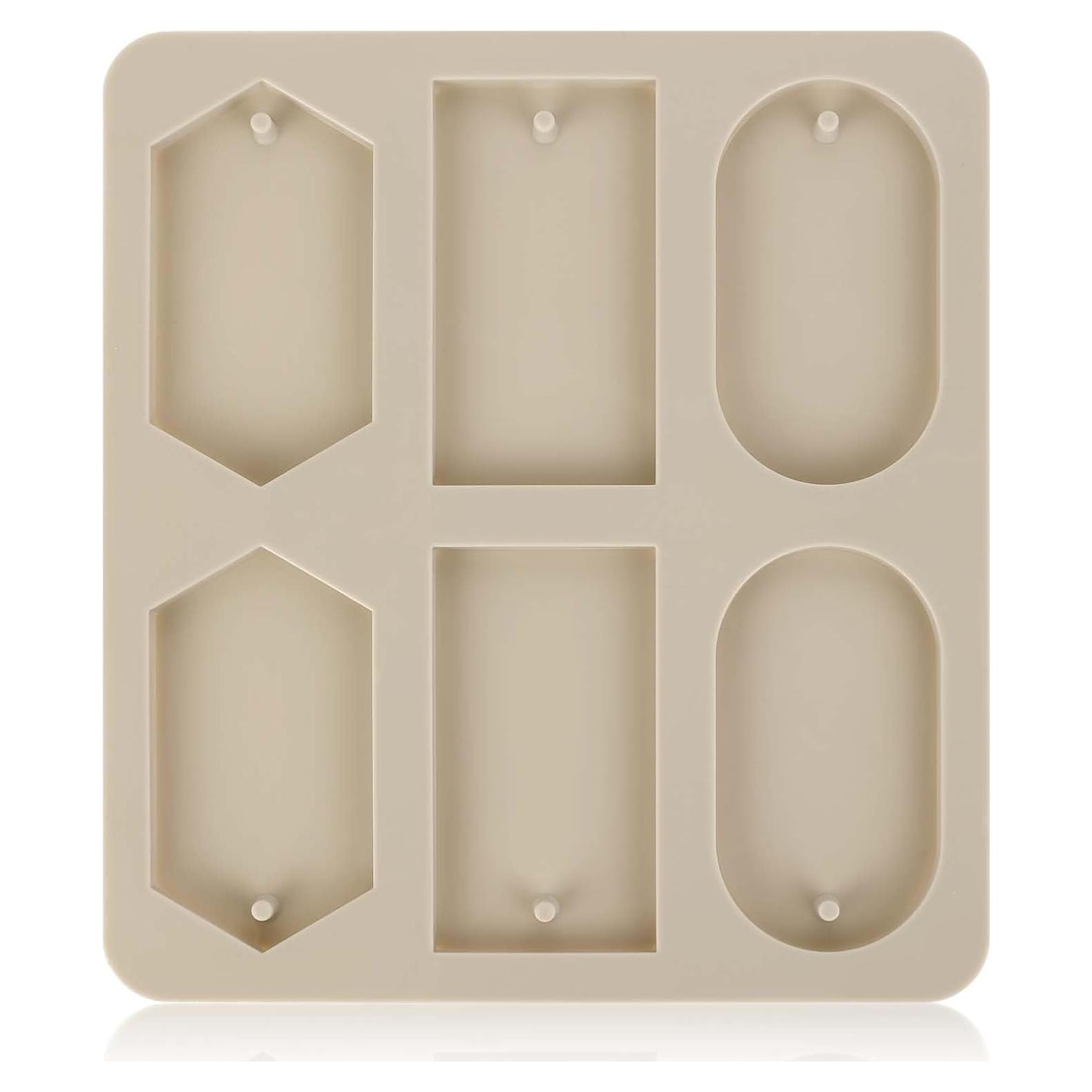 Molde de Resina Epóxica de Silicona Gris 22x19.9cm para DIY