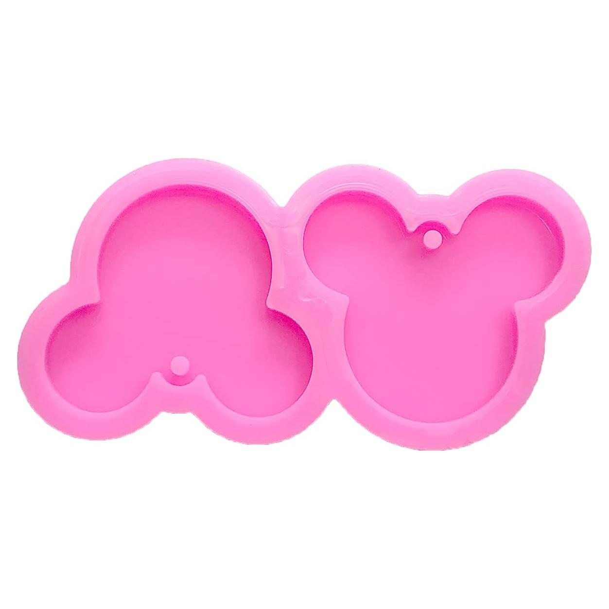 Molde de Silicona Rosa Guratapa en Forma de Ratón para DIY