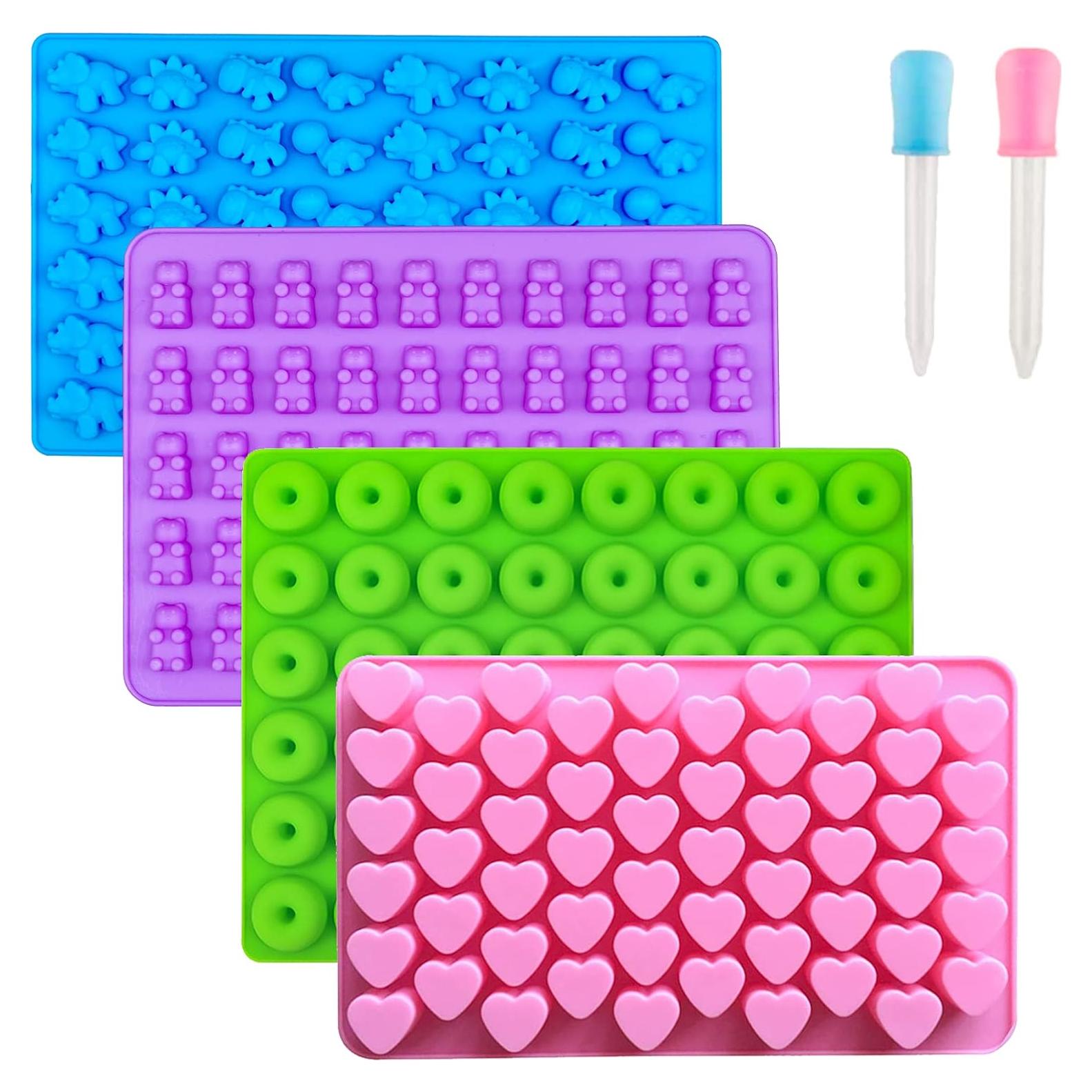 Moldes de Gummy Bear de Silicona WARM TIME - Set de 4 Mini