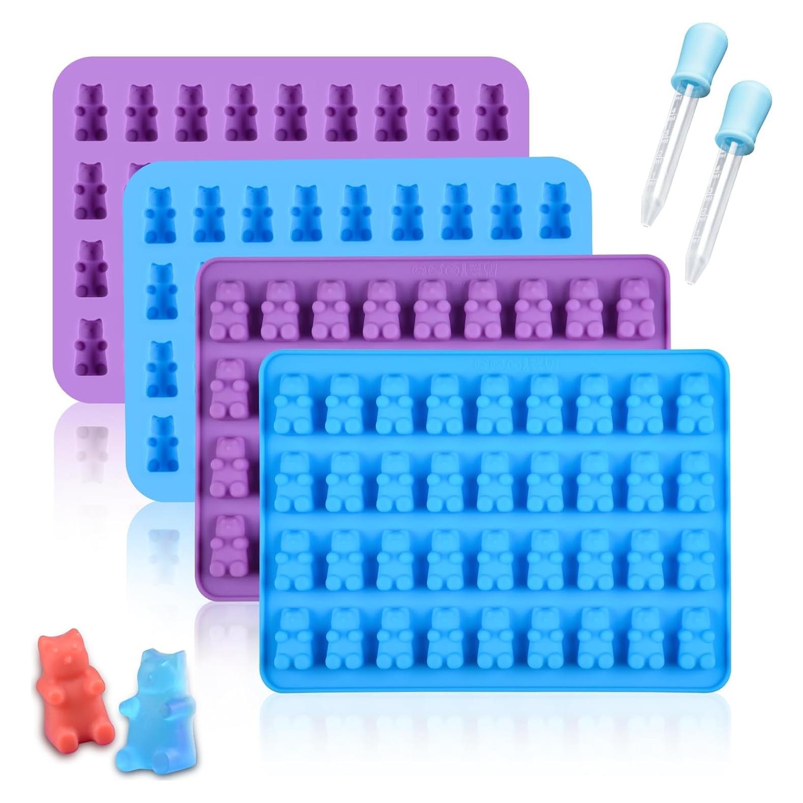 Moldes de Silicona para Gummy Osito CAKETIME 2ml - 4 Piezas
