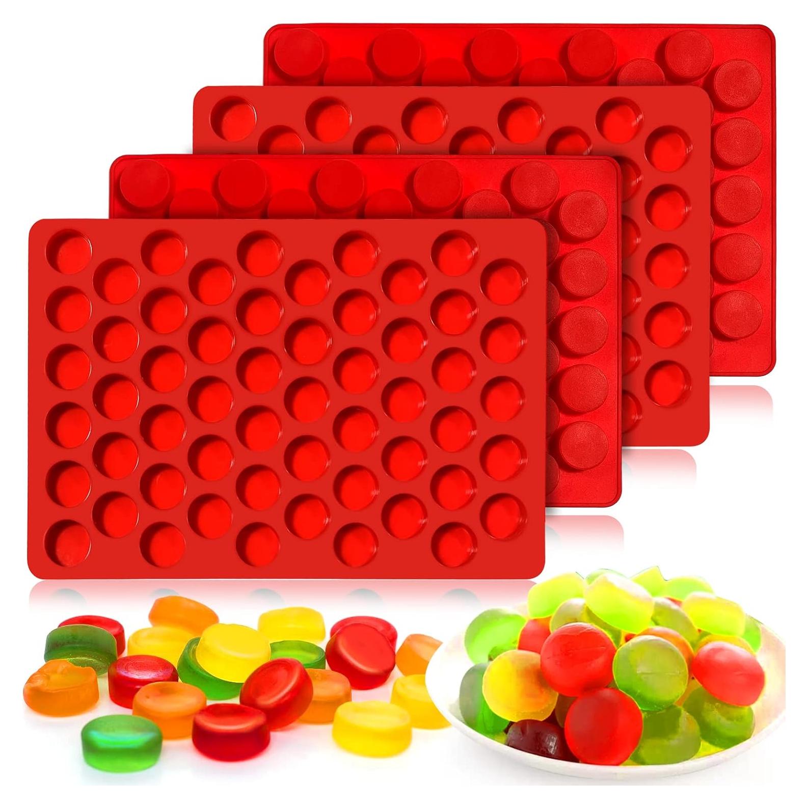 Moldes de Silicona Vodolo para Gomitas Keto 4 Pcs 55 Cavidades