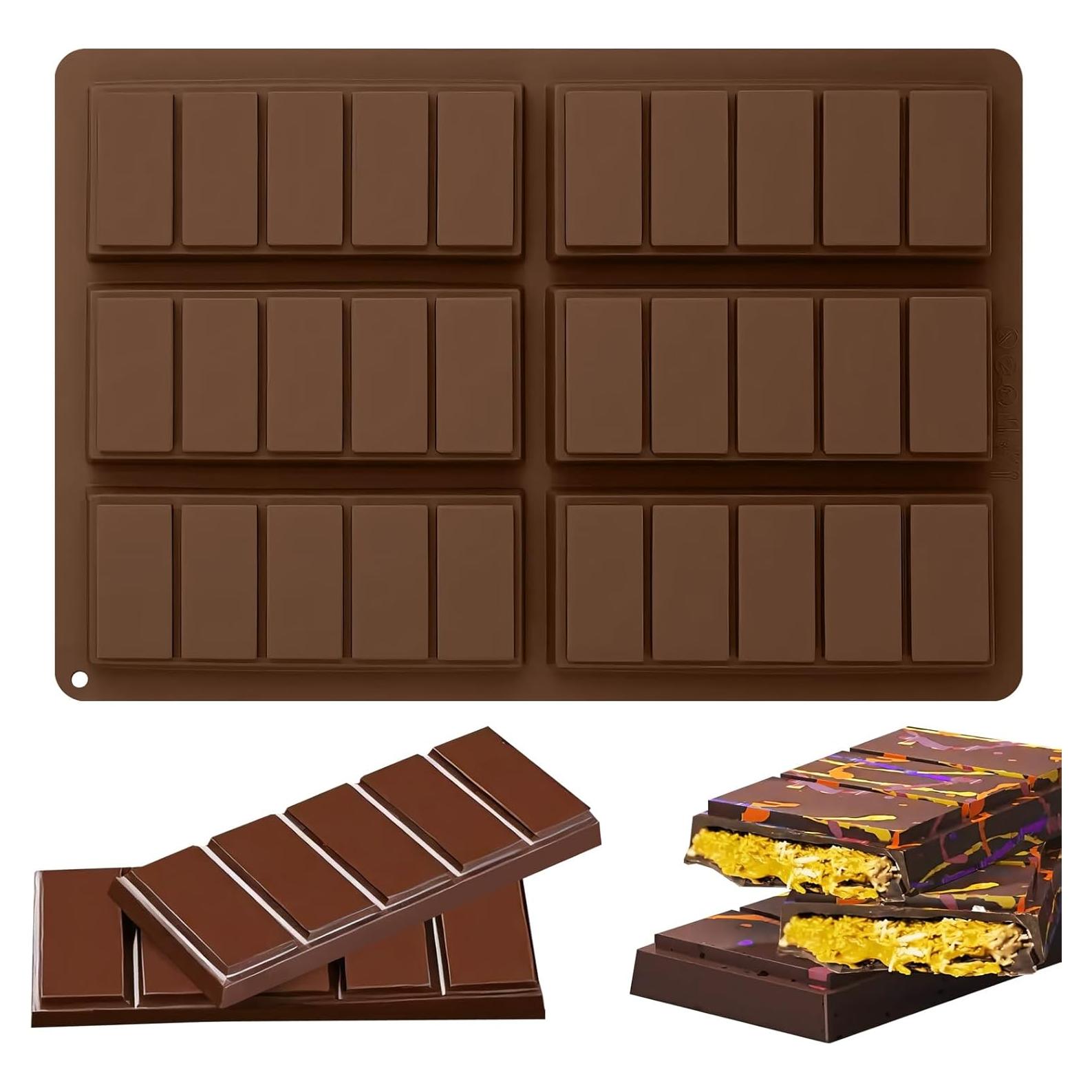 Molde de Chocolate de Silicona XIZIX 25.4x17cm Antiadherente