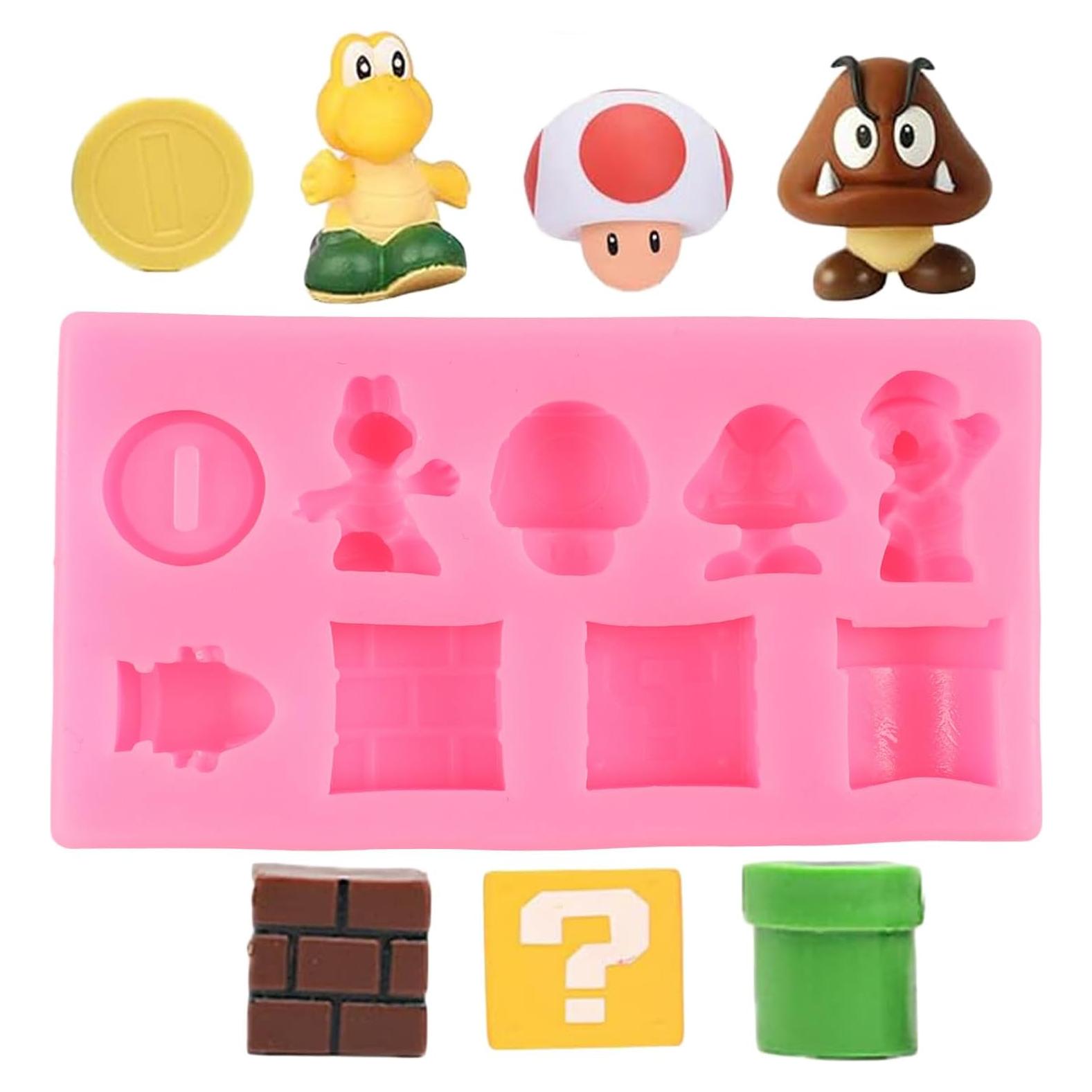 Molde de Silicona QDMOLDS Hongo Dragón y Monedas de Oro 9 Huecos