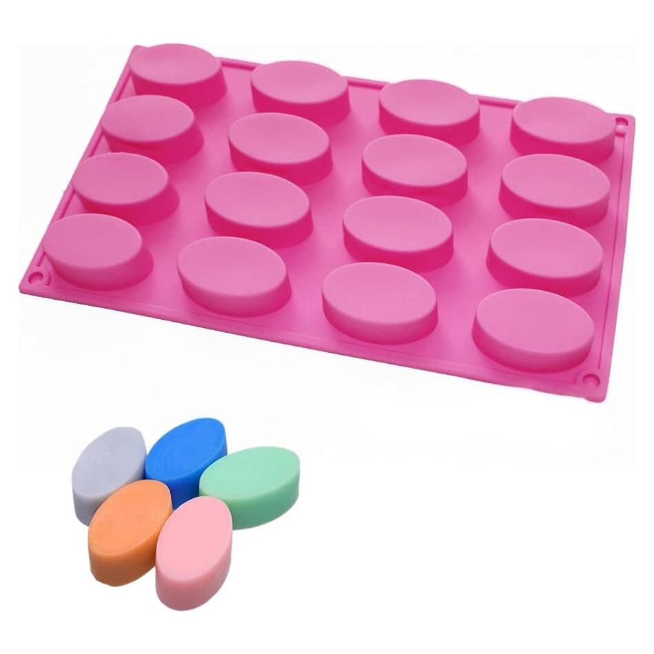 Molde de Silicona para Jabón X-Haibei 16 Cavidades 5.3x3 cm