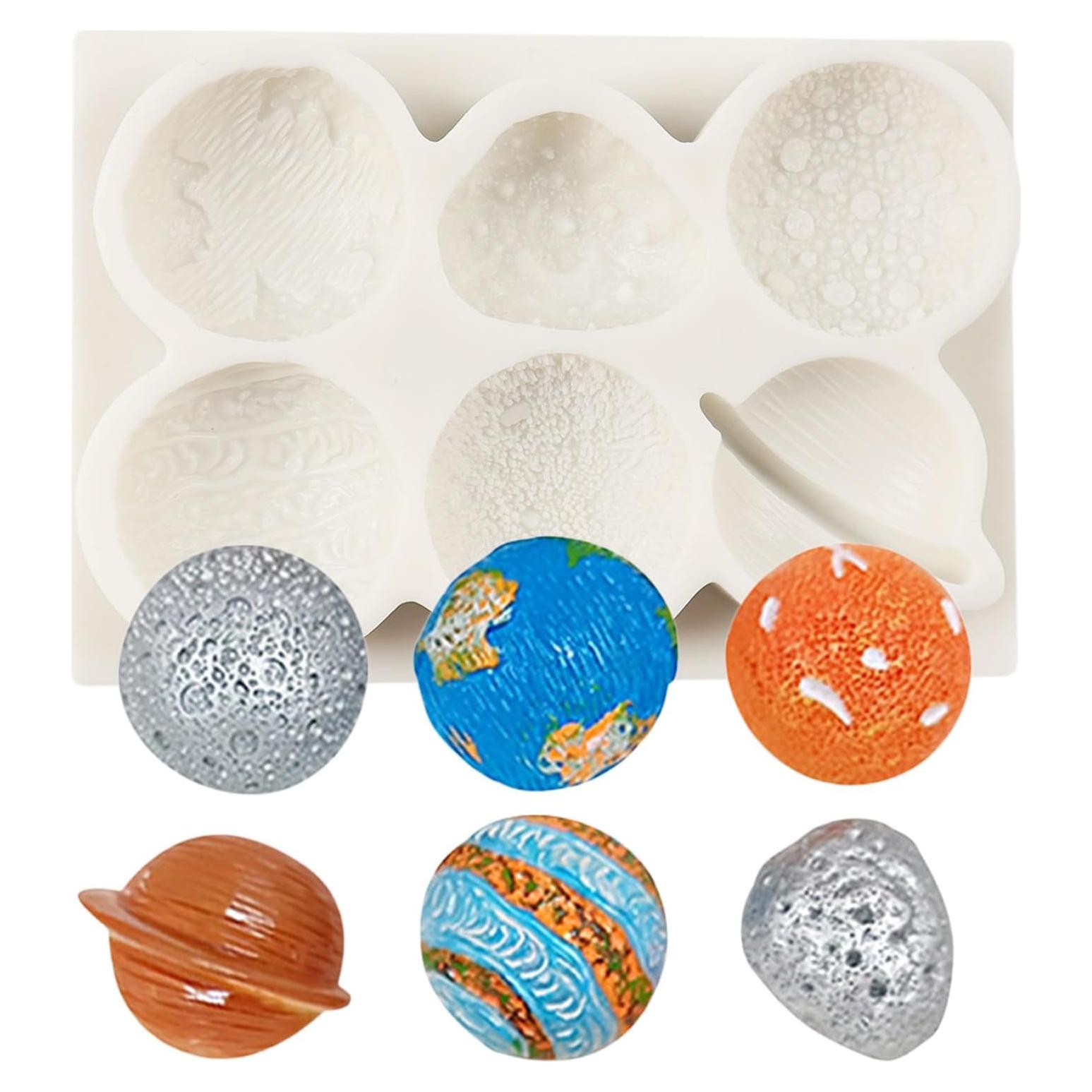 Molde de Silicona Espacial QDMOLDS para Fondant y Chocolate