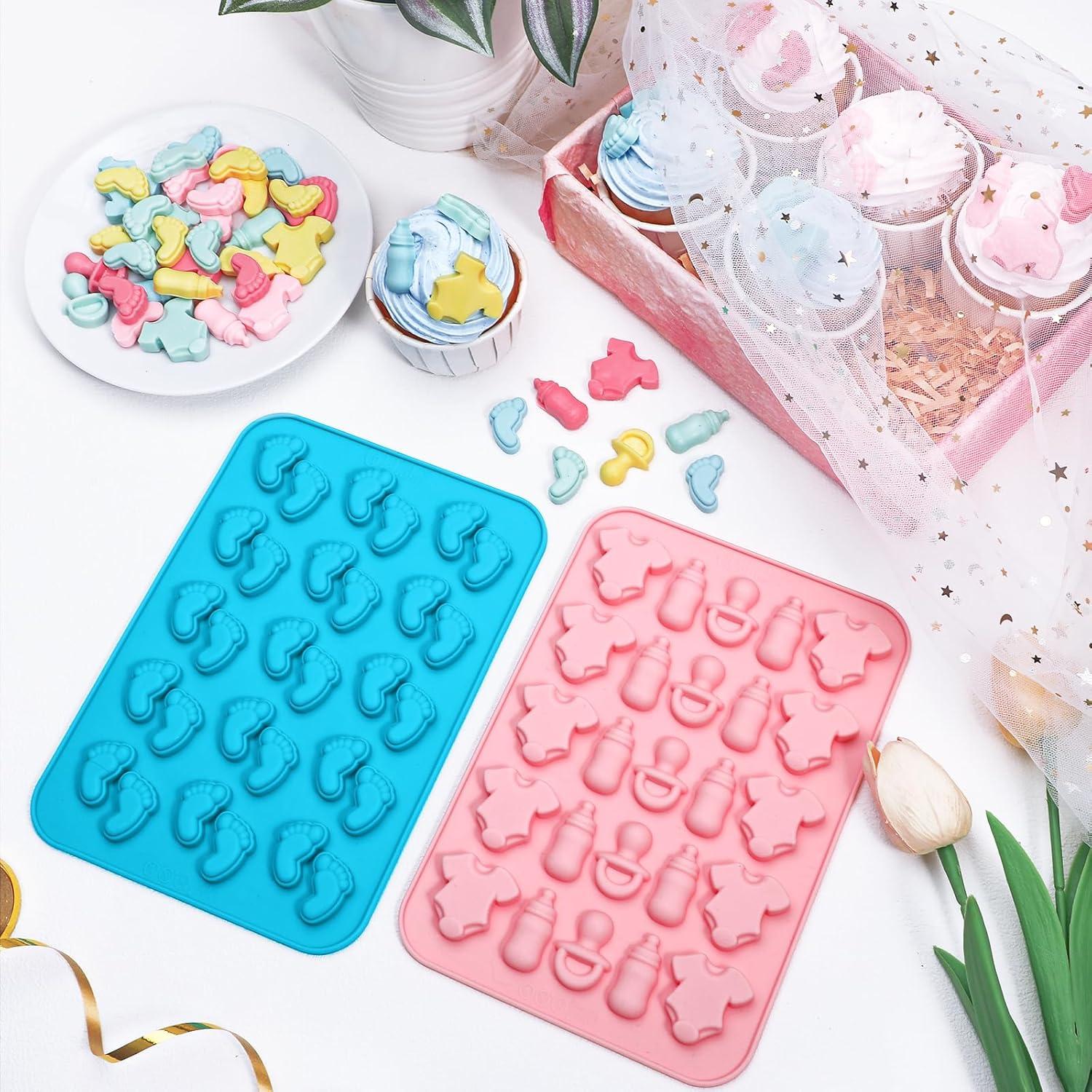 Moldes de Silicona para Baby Shower Webake - 2 Piezas