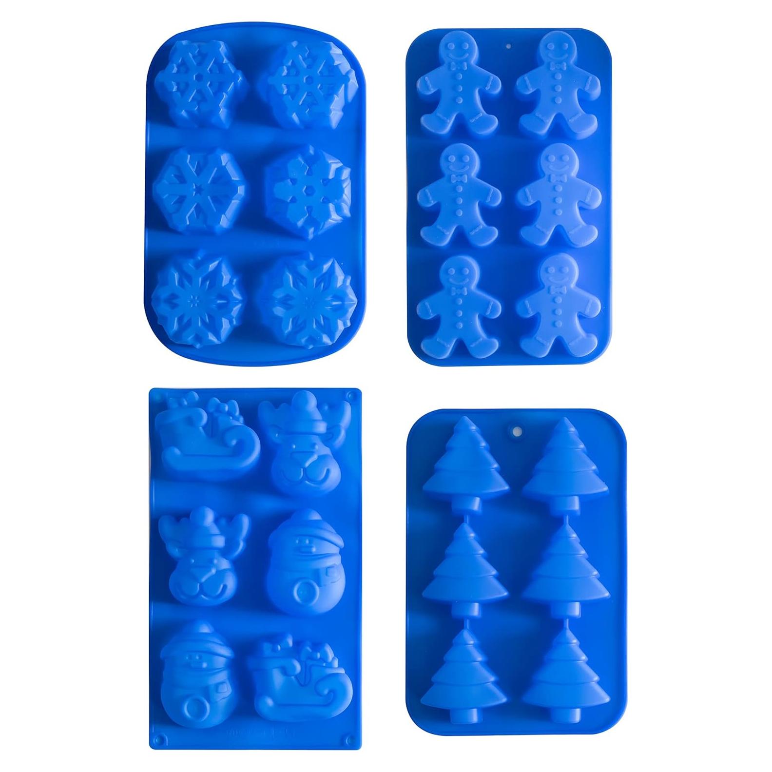 Set de Moldes de Silicona para Hornear IHOMECOOKER 4 Piezas