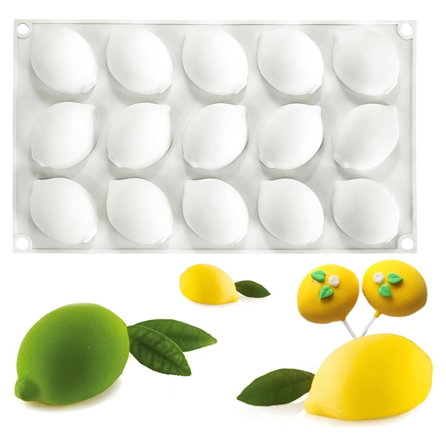 Molde de Silicona Fchil 15 Cavidades Limón para Postres