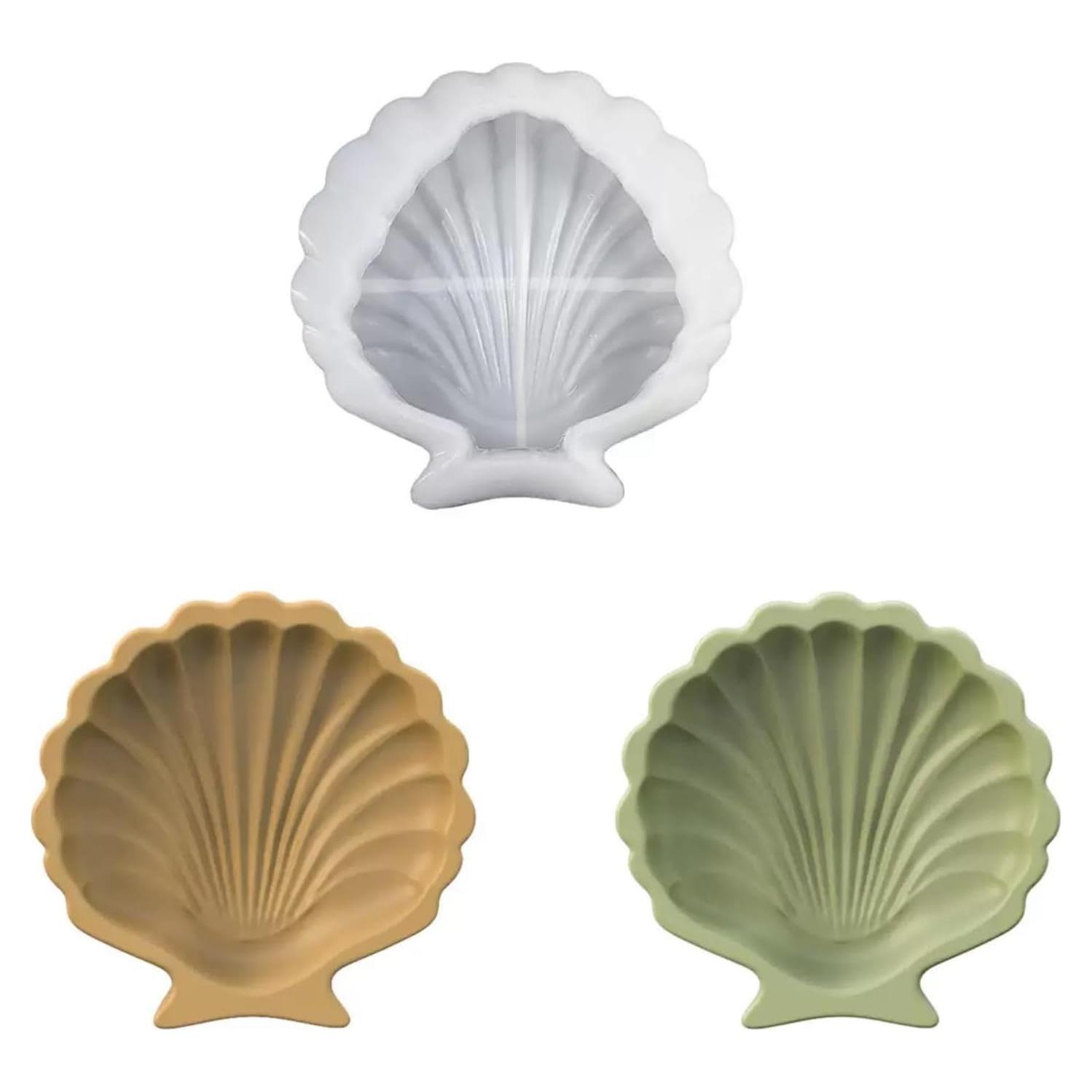 Molde de Silicona de Concha Yitkch para Resina 10.9x10.7cm