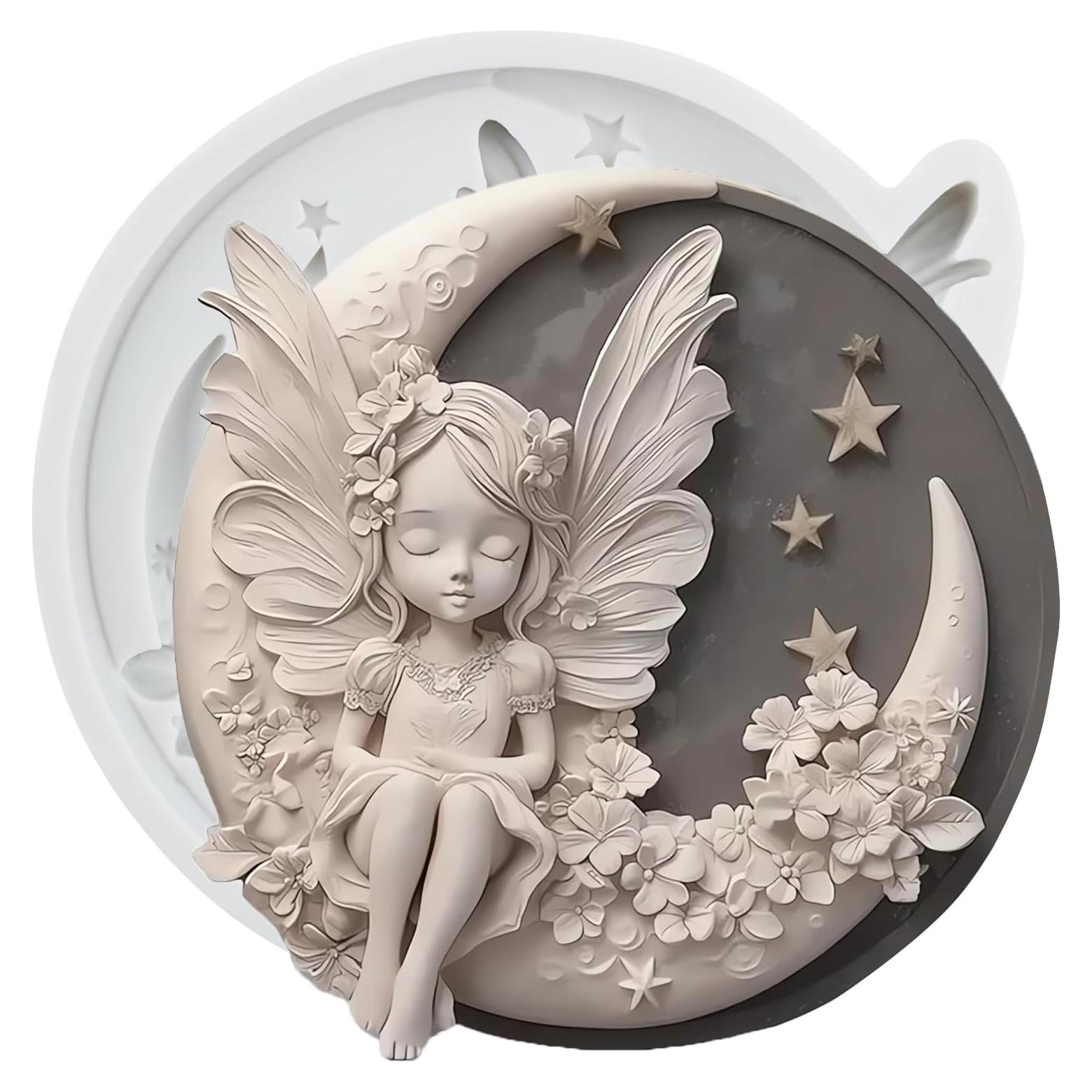 Molde de Silicona Mariposa Hada Lingzhi 8.07x7.29 cm