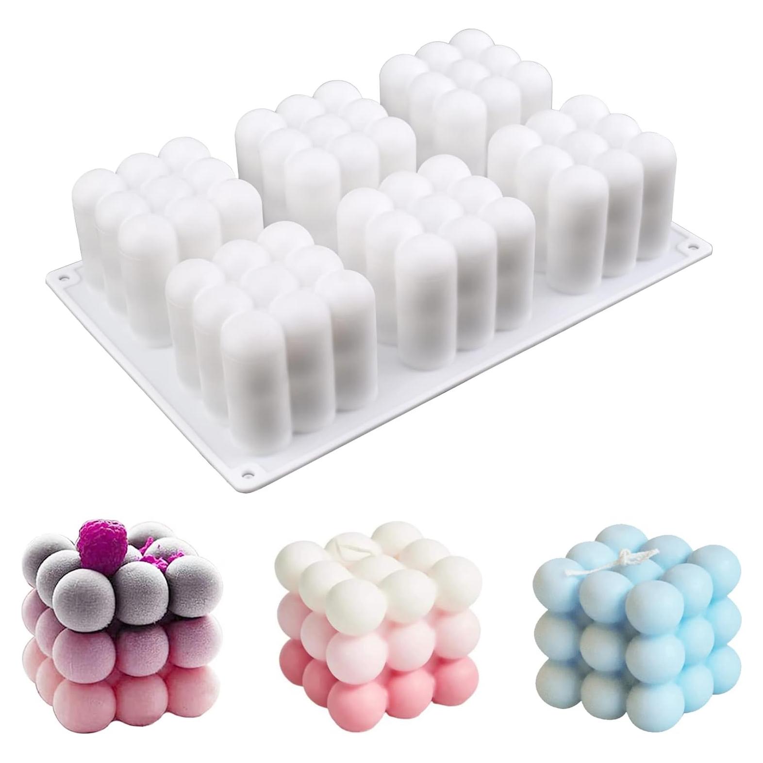 Molde de Silicona para Velas 3D Actvty - 6 Cavidades