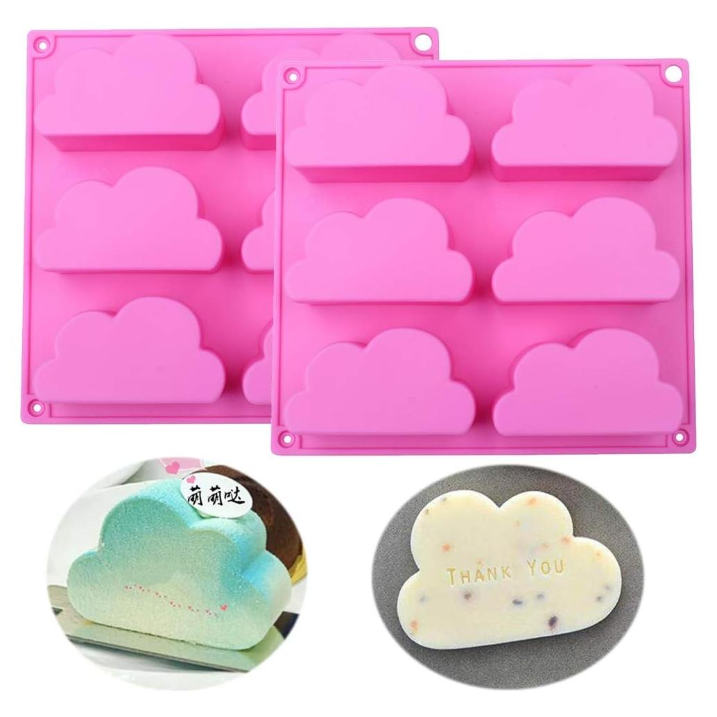 2 Moldes de Silicona para Cupcakes y Jabones - Grado Alimenticio