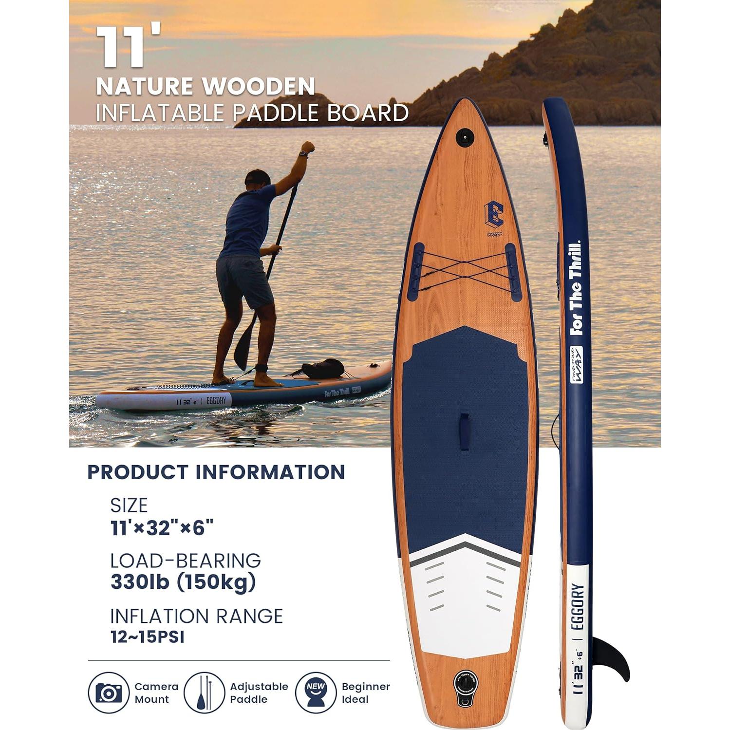 Tabla de Paddle Inflable EGGORY 335 cm con Accesorios