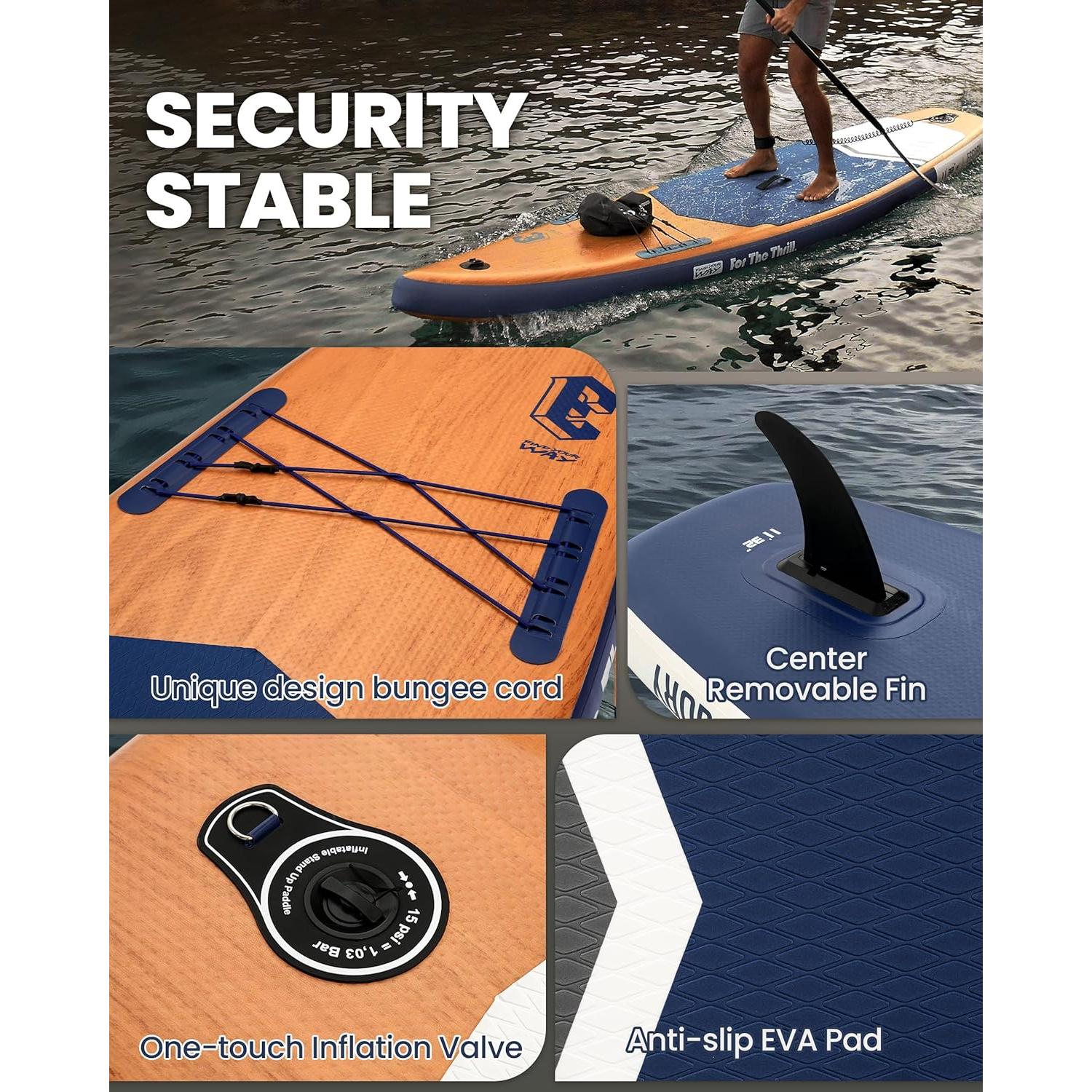 Tabla de Paddle Inflable EGGORY 335 cm con Accesorios