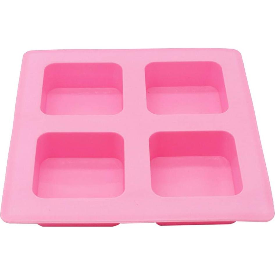Molde para Jabón Cuadrado X-Haibei de Silicona 4.3oz