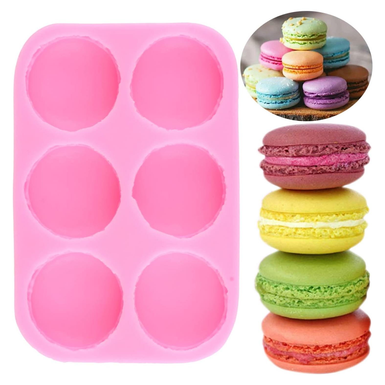Molde de Silicona 3D Mujiang para Hamburguesas y Macarons 6 Cavidades