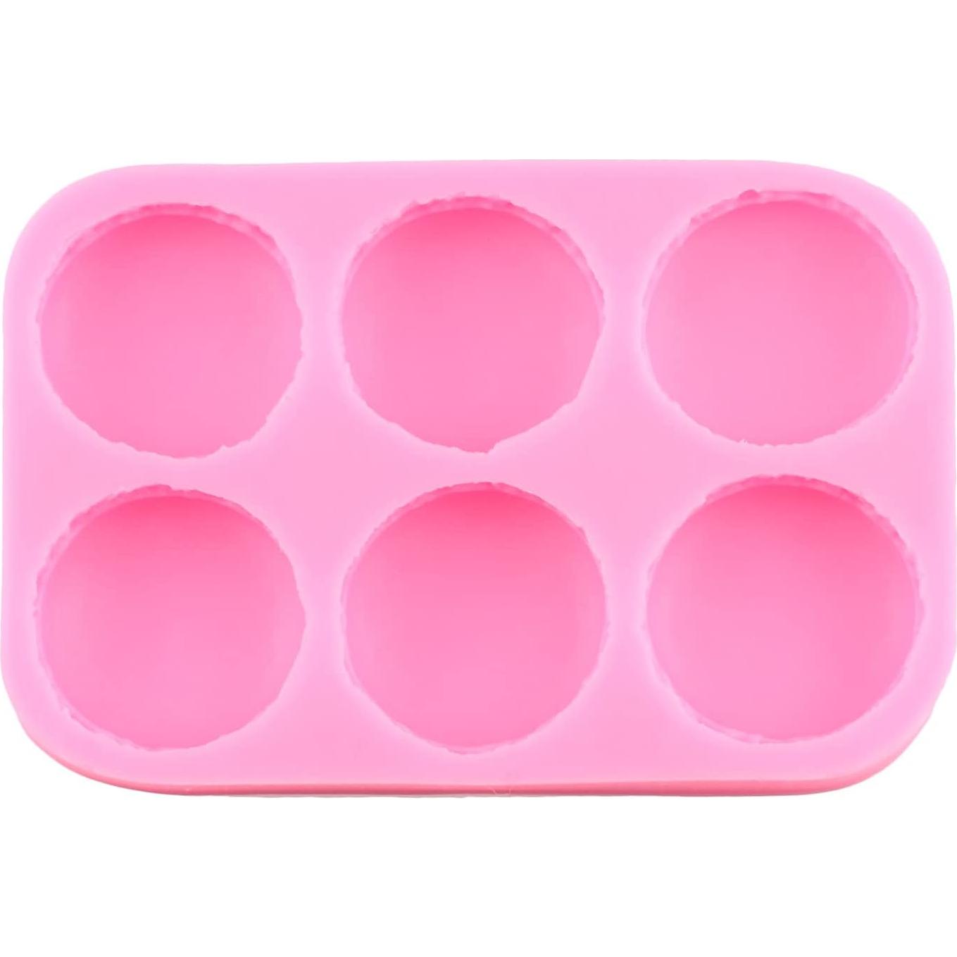 Molde de Silicona 3D Mujiang para Hamburguesas y Macarons 6 Cavidades