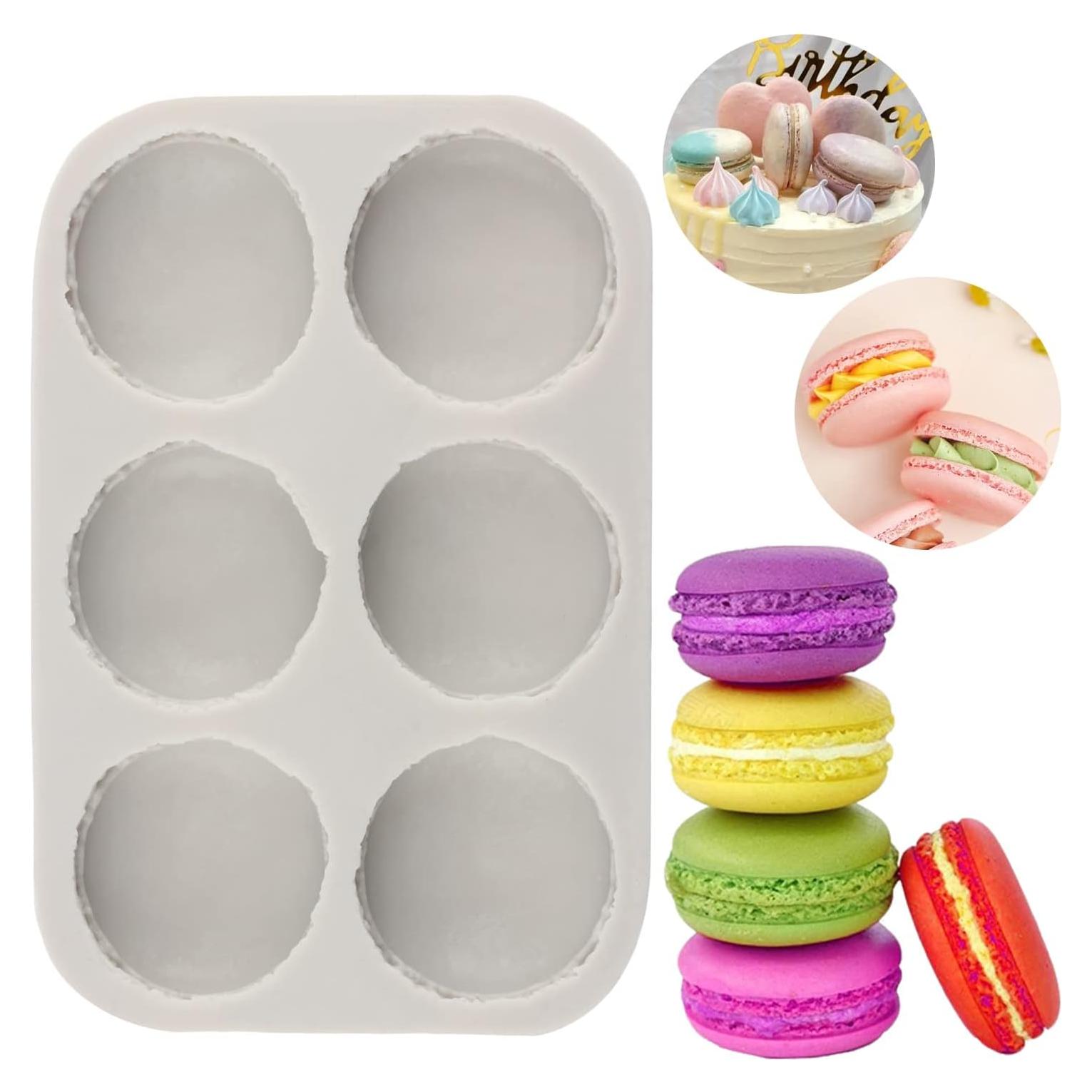 Molde de Silicona para Macarons Sijiangmold 6 Cavidades