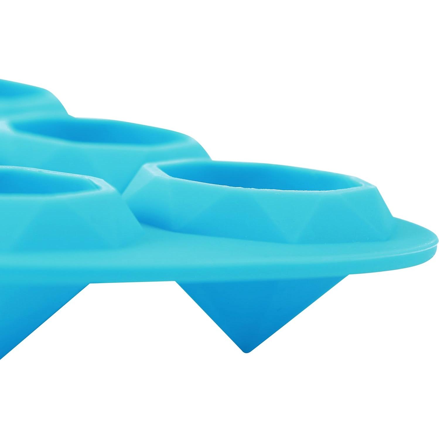 Moldes de Hielo Webake 2 Pack Silicona Diamante 16 Cavidades