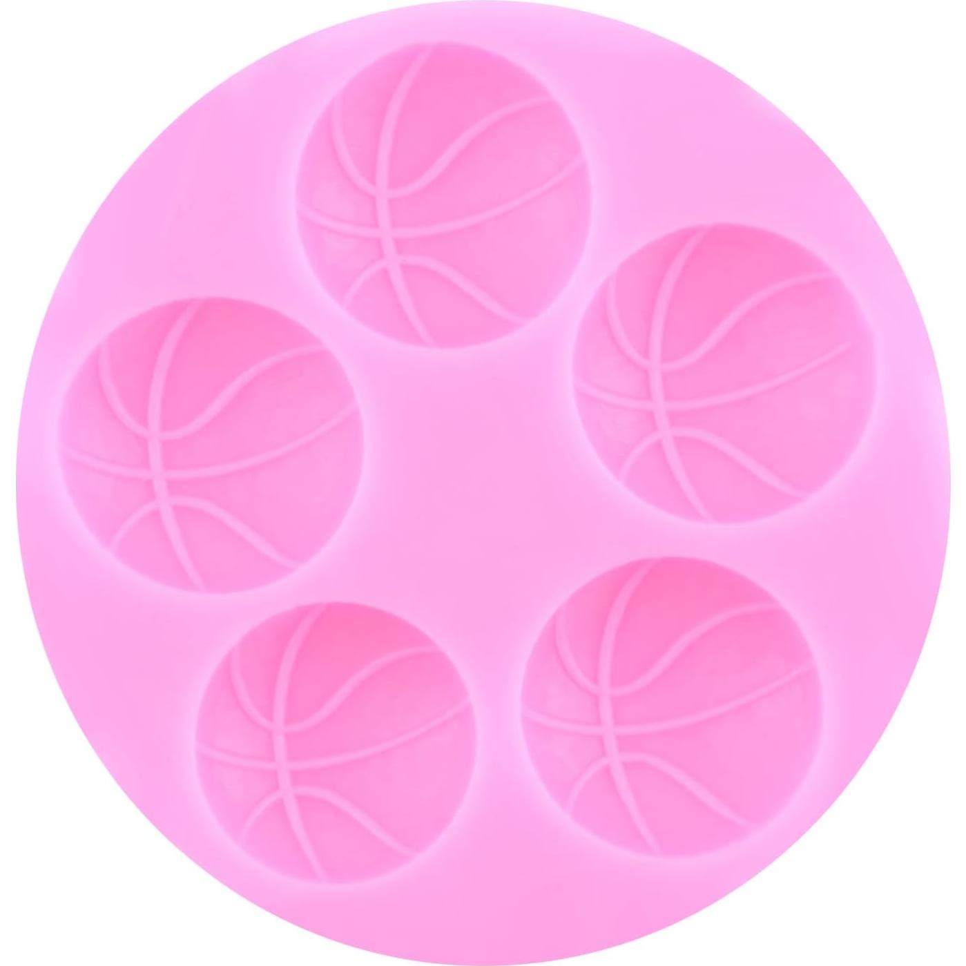 Moldes de Silicona para Fondant Baloncesto Mujiang Set de 3