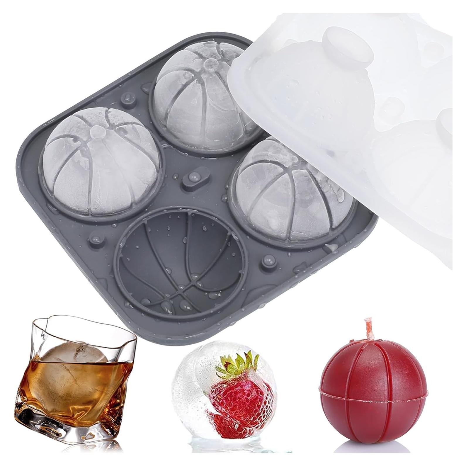 Molde de Hielo Balón de Baloncesto Amyandone 4 Cavidades