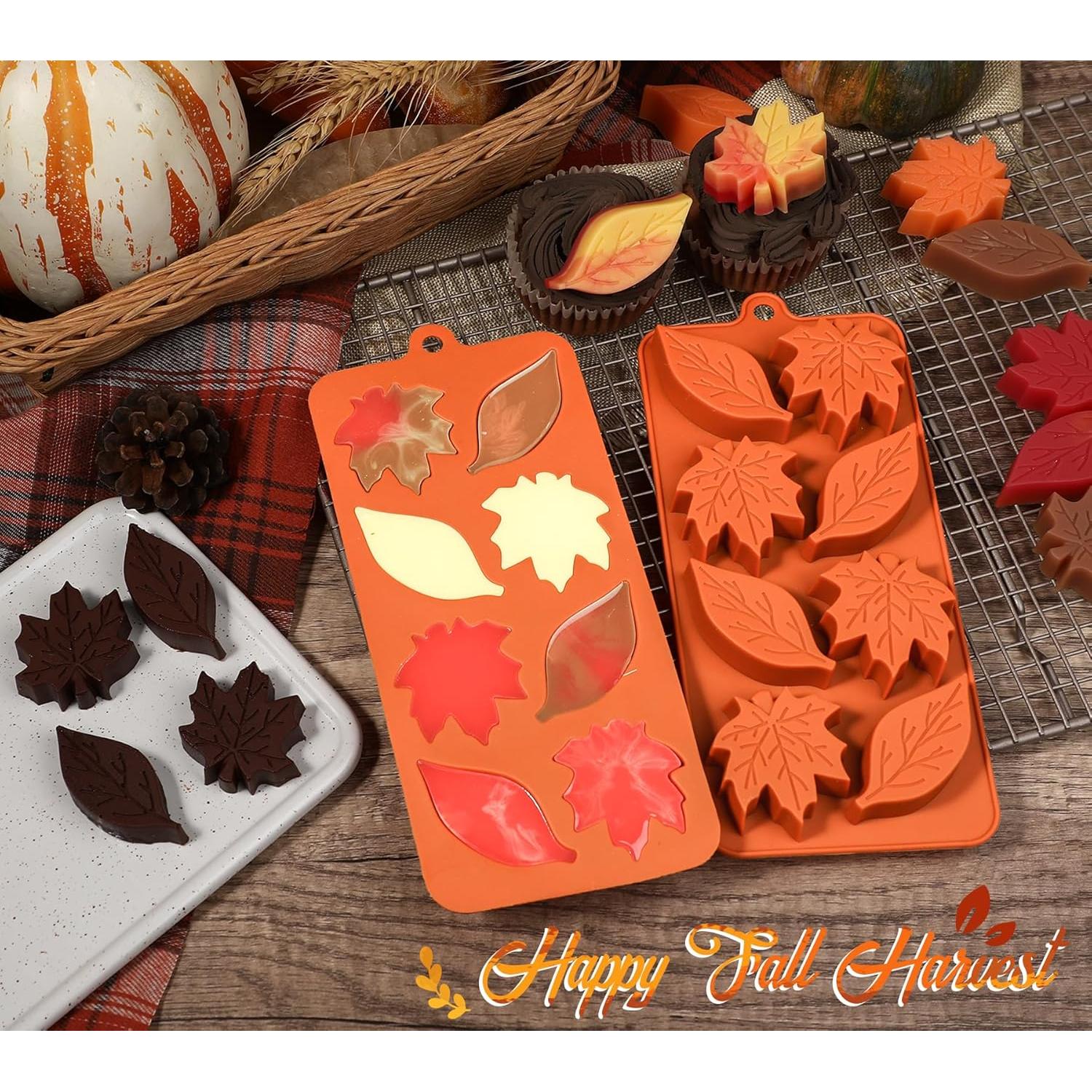 Molde de Silicona Hoja de Arce Webake - 2 Cavidades 22.86 cm