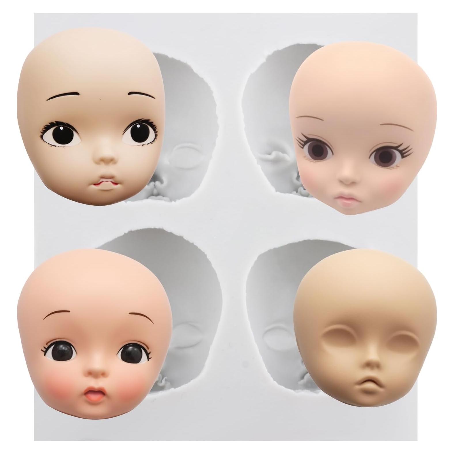 Molde de Silicona para Cara de Bebé TAOXIBEI 8.07x7.29 cm