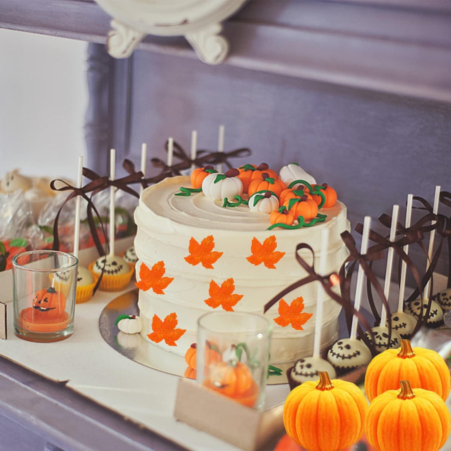 Kit de Moldes de Silicona JJzxwish 6Pcs Otoño Halloween