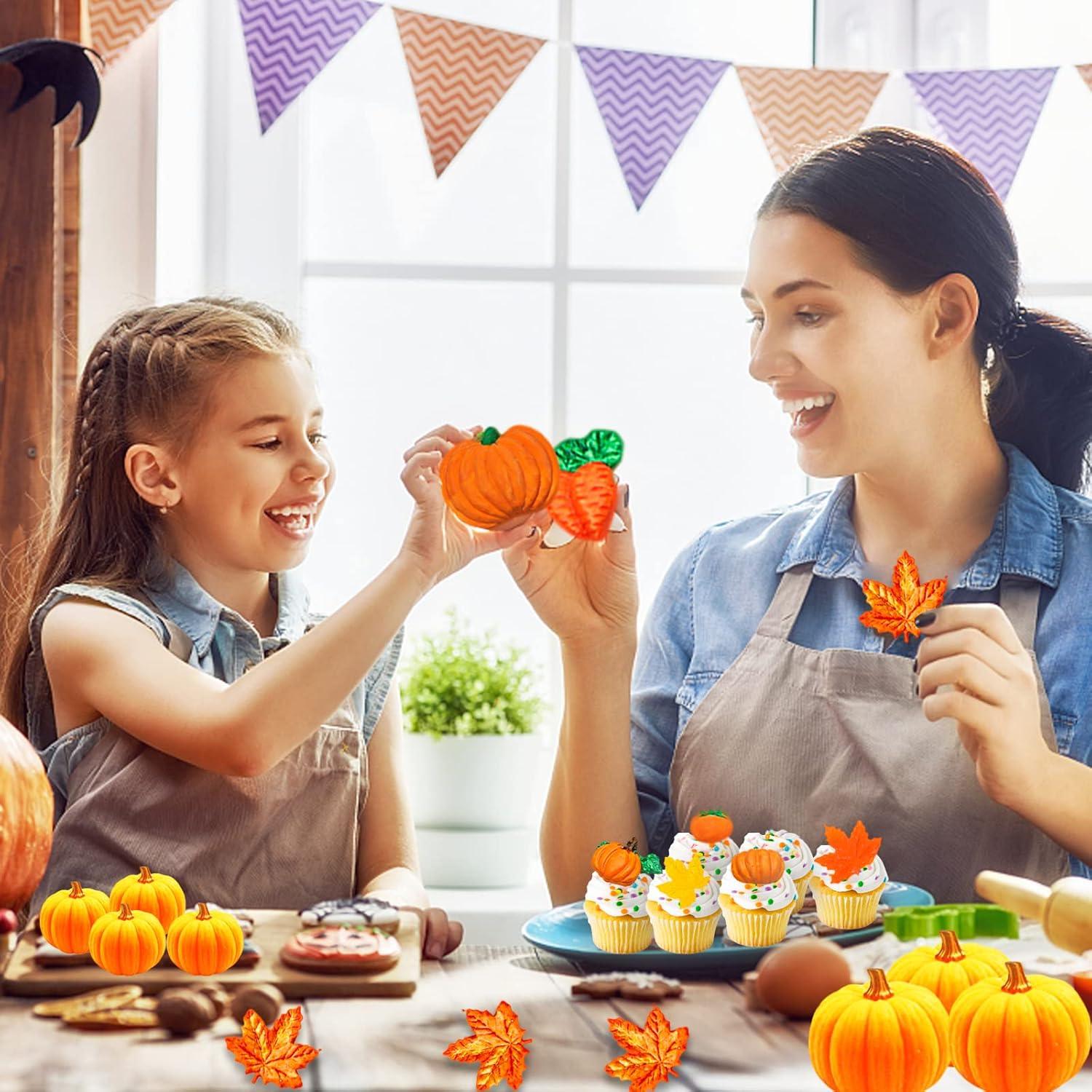 Kit de Moldes de Silicona JJzxwish 6Pcs Otoño Halloween