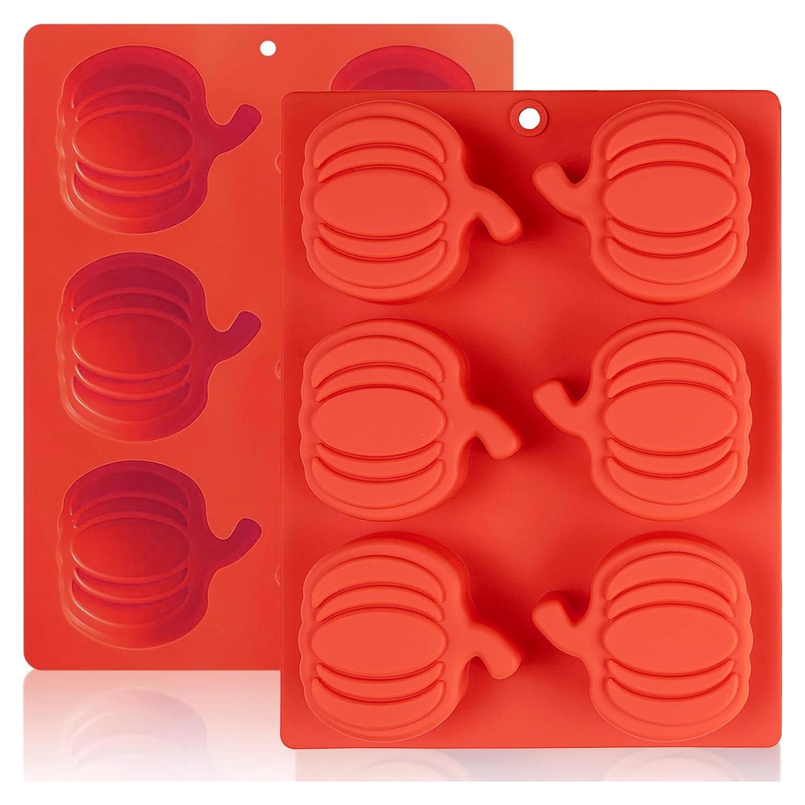 Moldes de Silicona en Forma de Calabaza Yomvzake - 2 Piezas