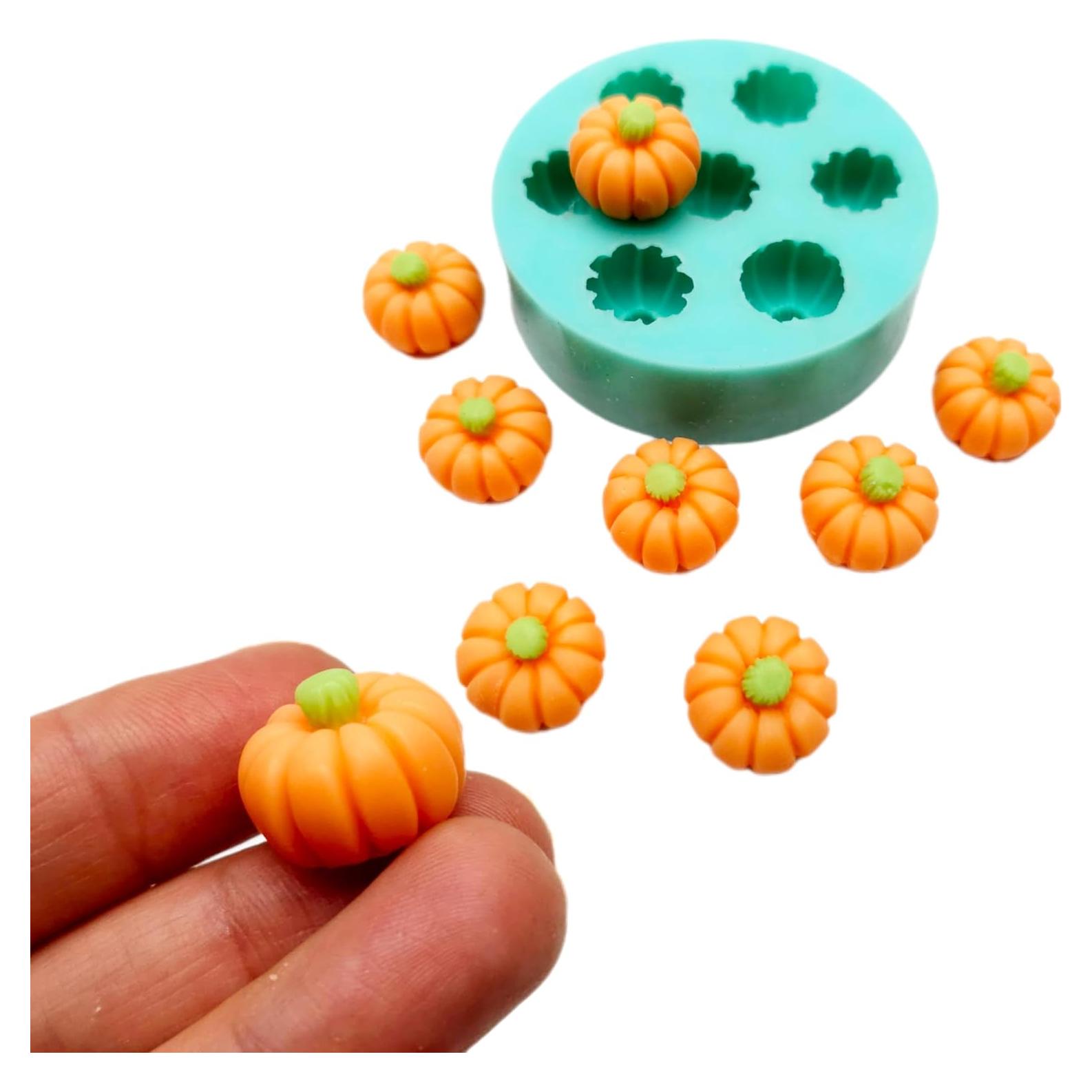 Molde de Silicona Mini Calabaza para Velas y Jabón - Halloween