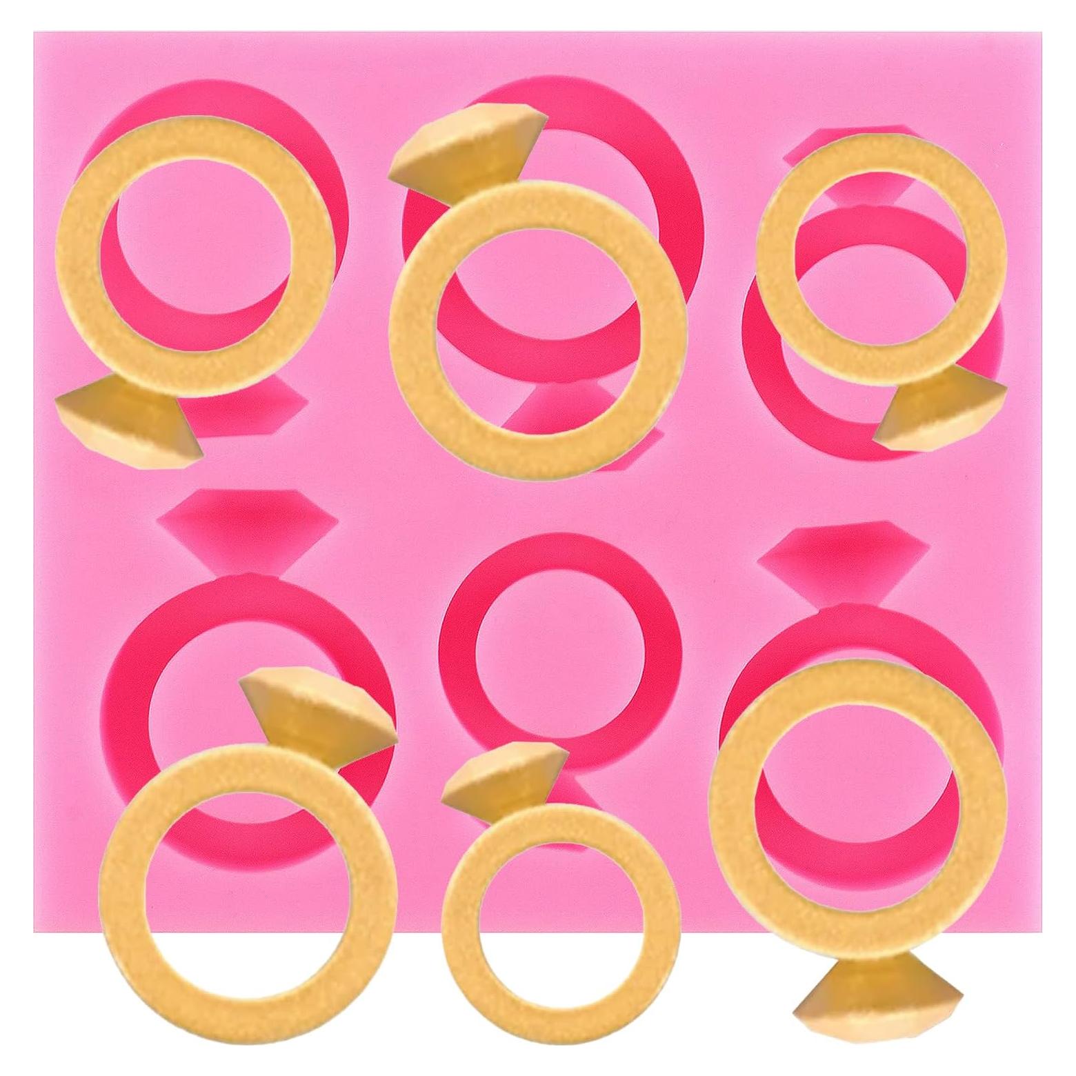 Molde de Silicona Anillo de Diamante XMOLDNMS 9.66x8.58cm