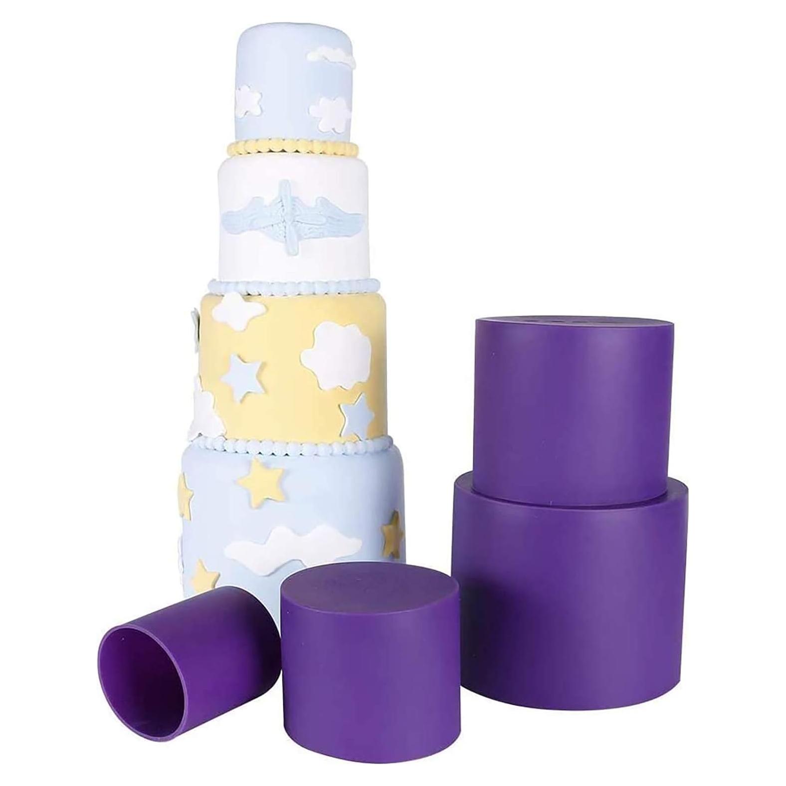 Juego de Moldes Redondos Webake de Silicona 4 Capas 15 cm