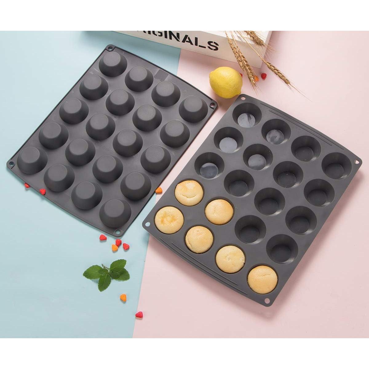 Molde para Mini Muffins Webake de Silicona - 20 Cavidades
