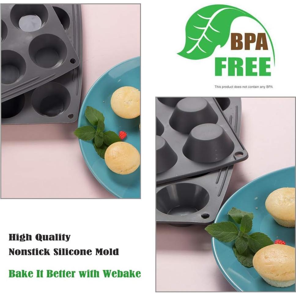 Molde para Mini Muffins Webake de Silicona - 20 Cavidades