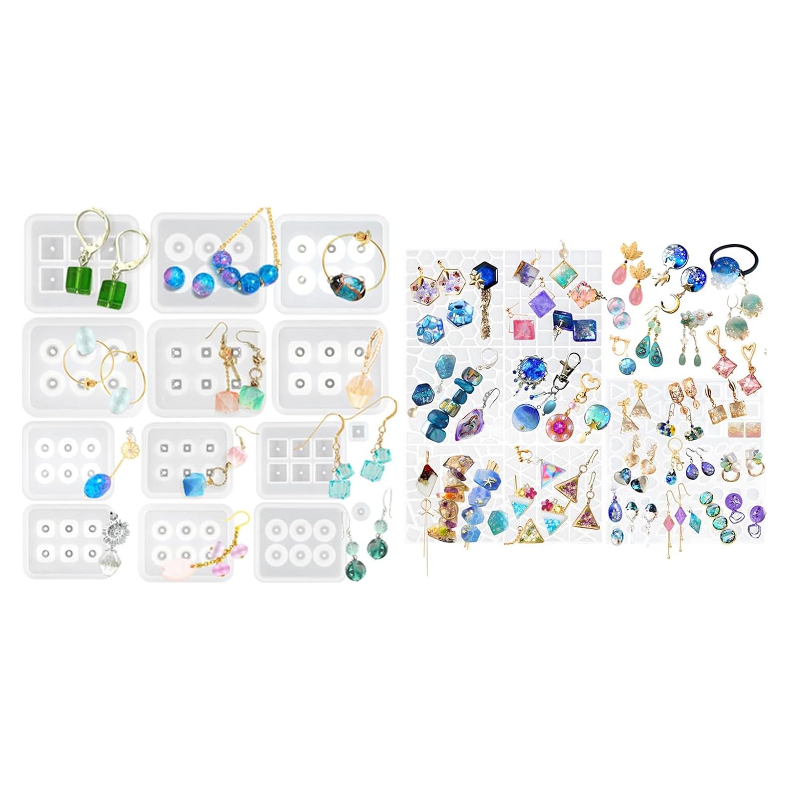 Juego de Moldes de Silicona para Joyería - 372 Cavidades