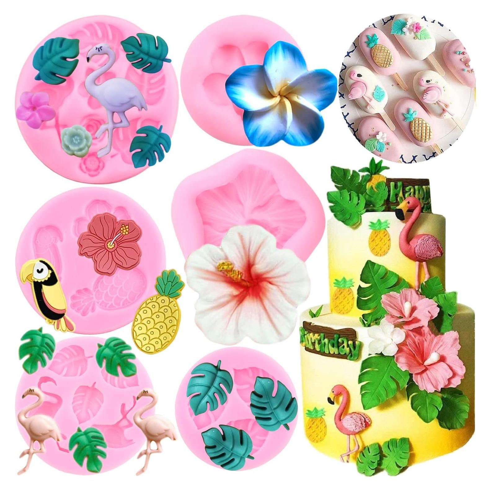 Set de 6 Moldes de Silicona para Decorar Pasteles ZiXiang