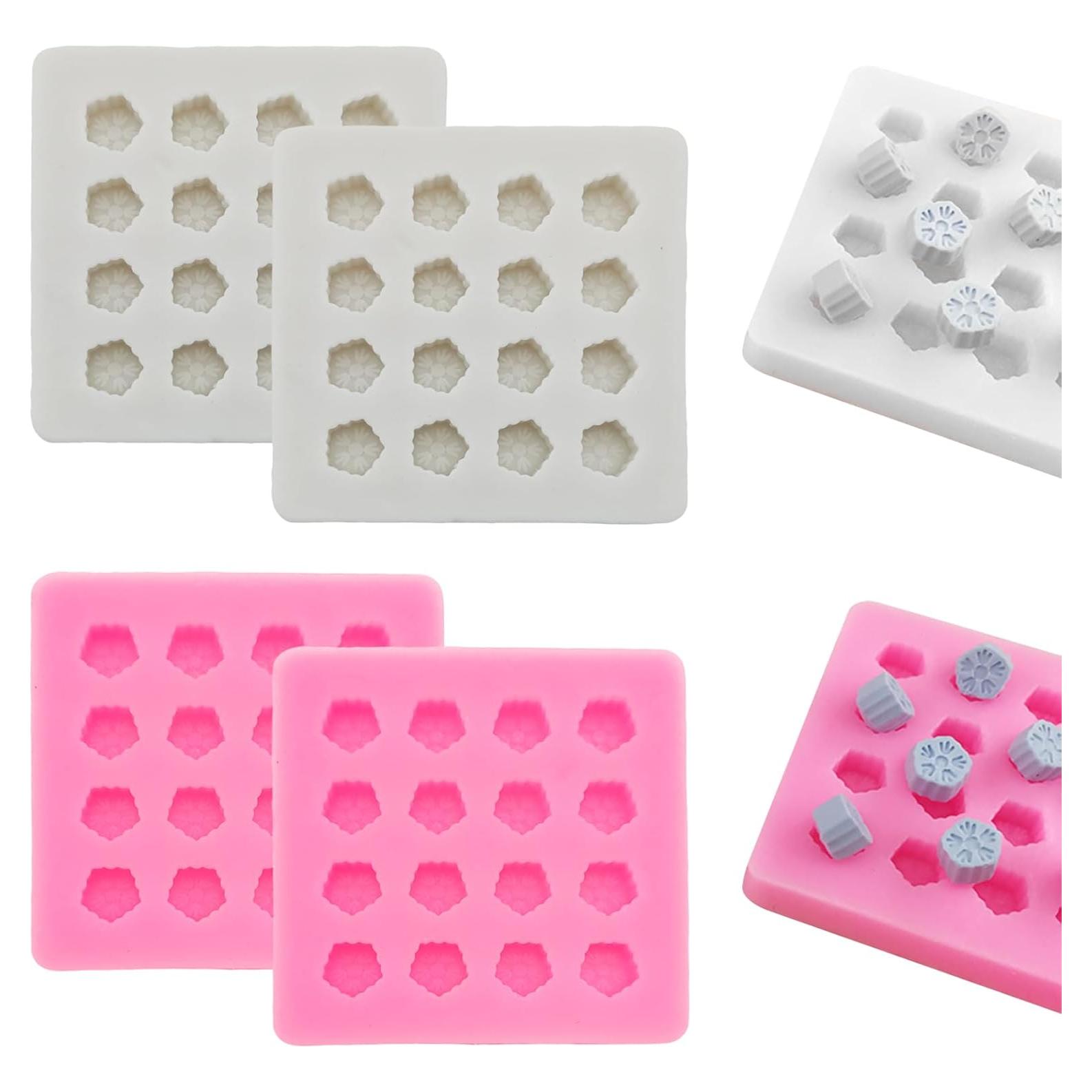 Moldes de Silicona Capiant Mini Copo de Nieve para Joyería DIY