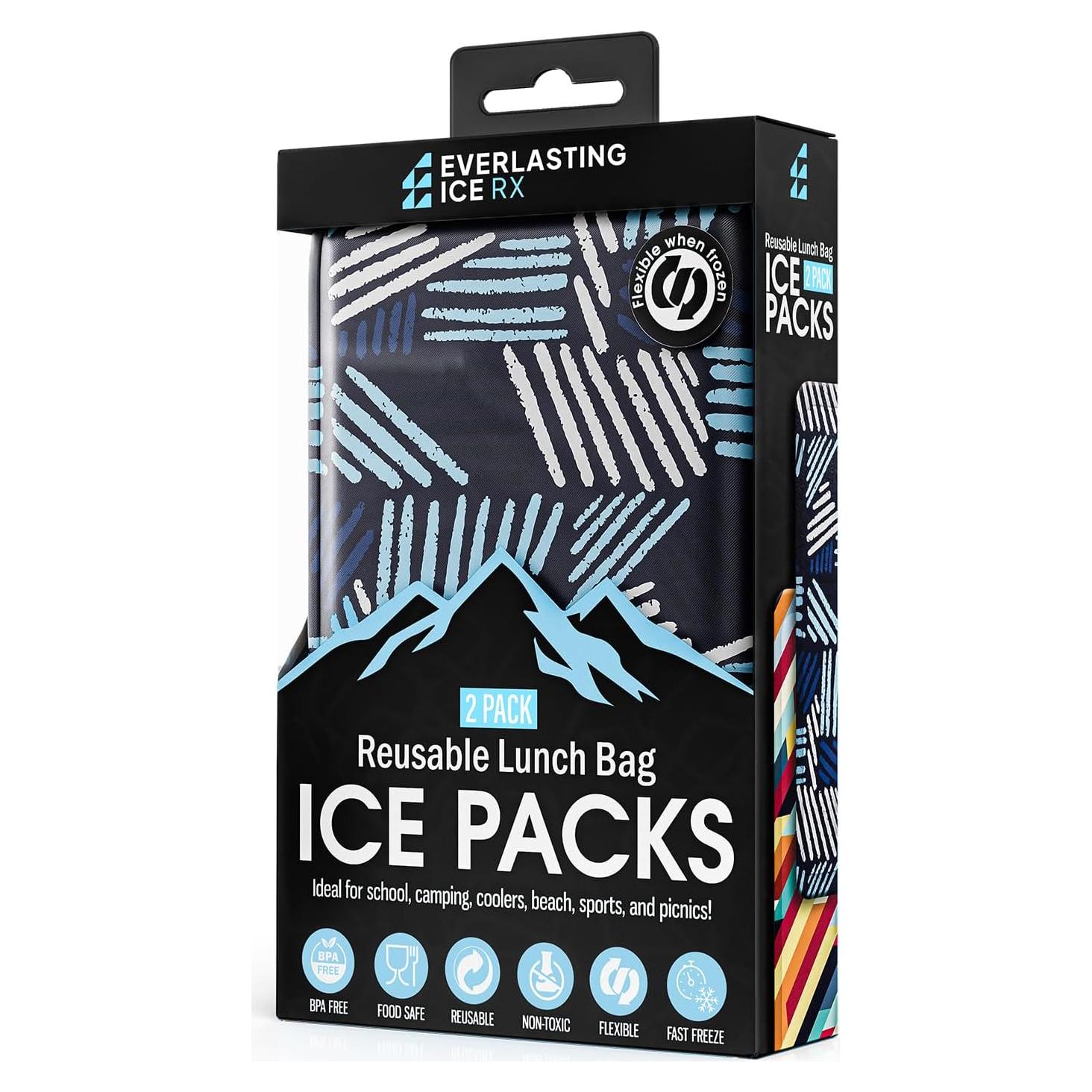 Packs de Hielo Reutilizables Everlasting Ice RX 2 Piezas Flexibles