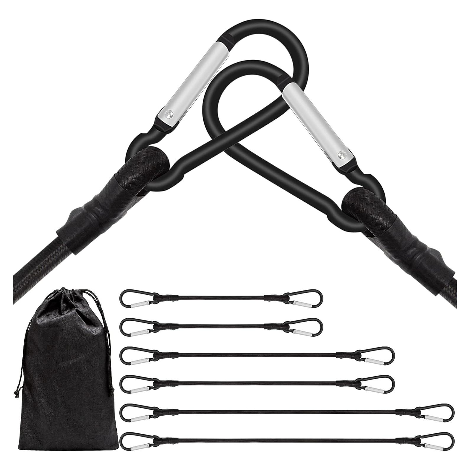 Cuerdas Bungee Rugtol 6 Piezas Alta Resistencia 61-152 cm