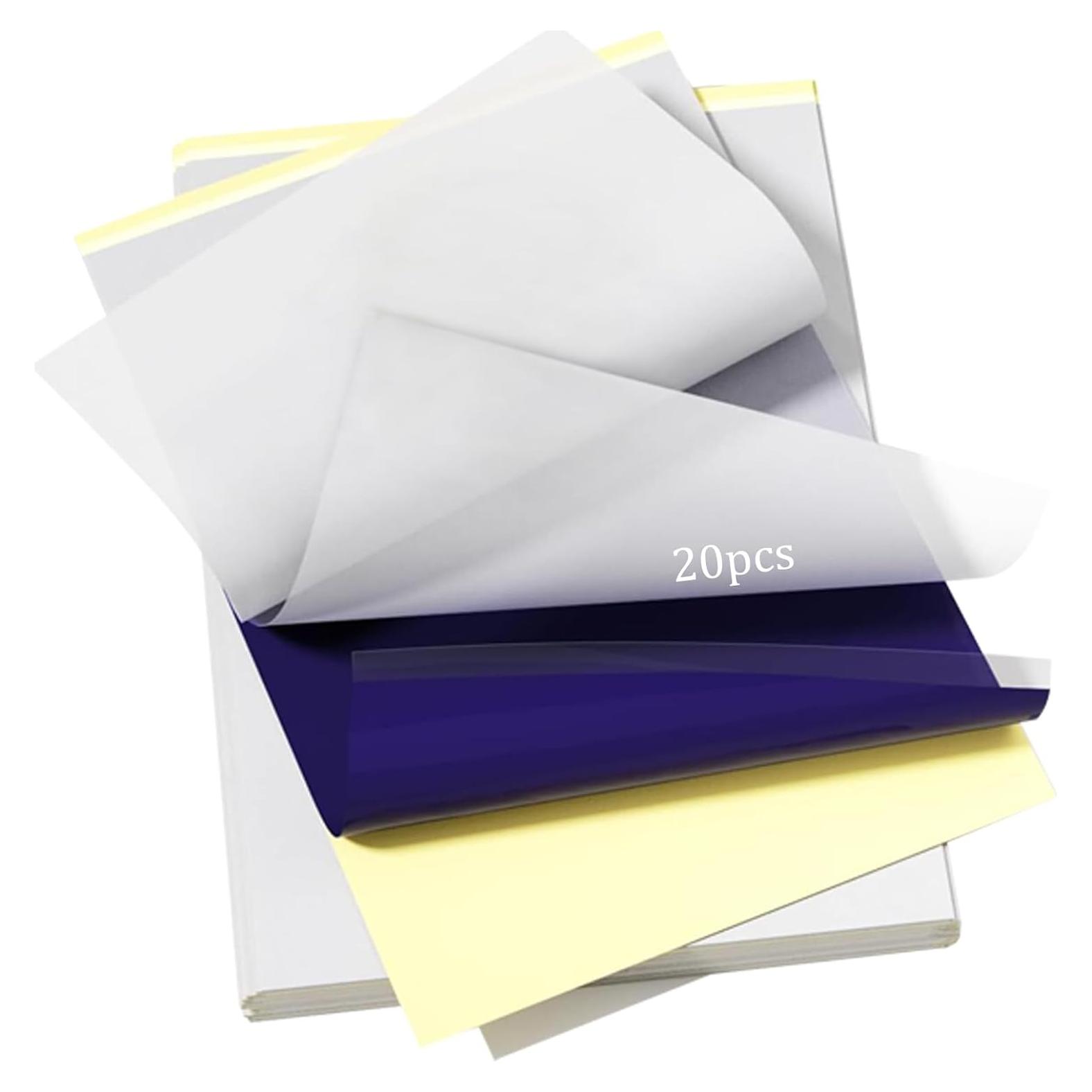 Papel de Transferencia de Tatuaje WZPB - 20 Hojas A4