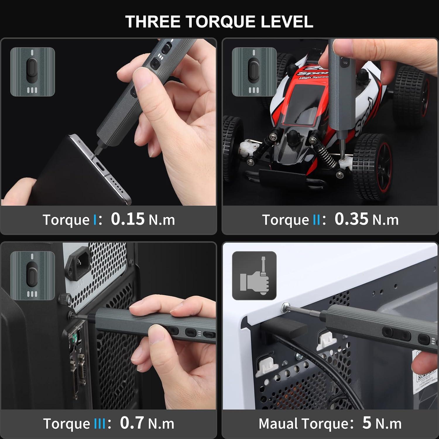 Destornillador Eléctrico Mini STREBITO 155 Piezas S2