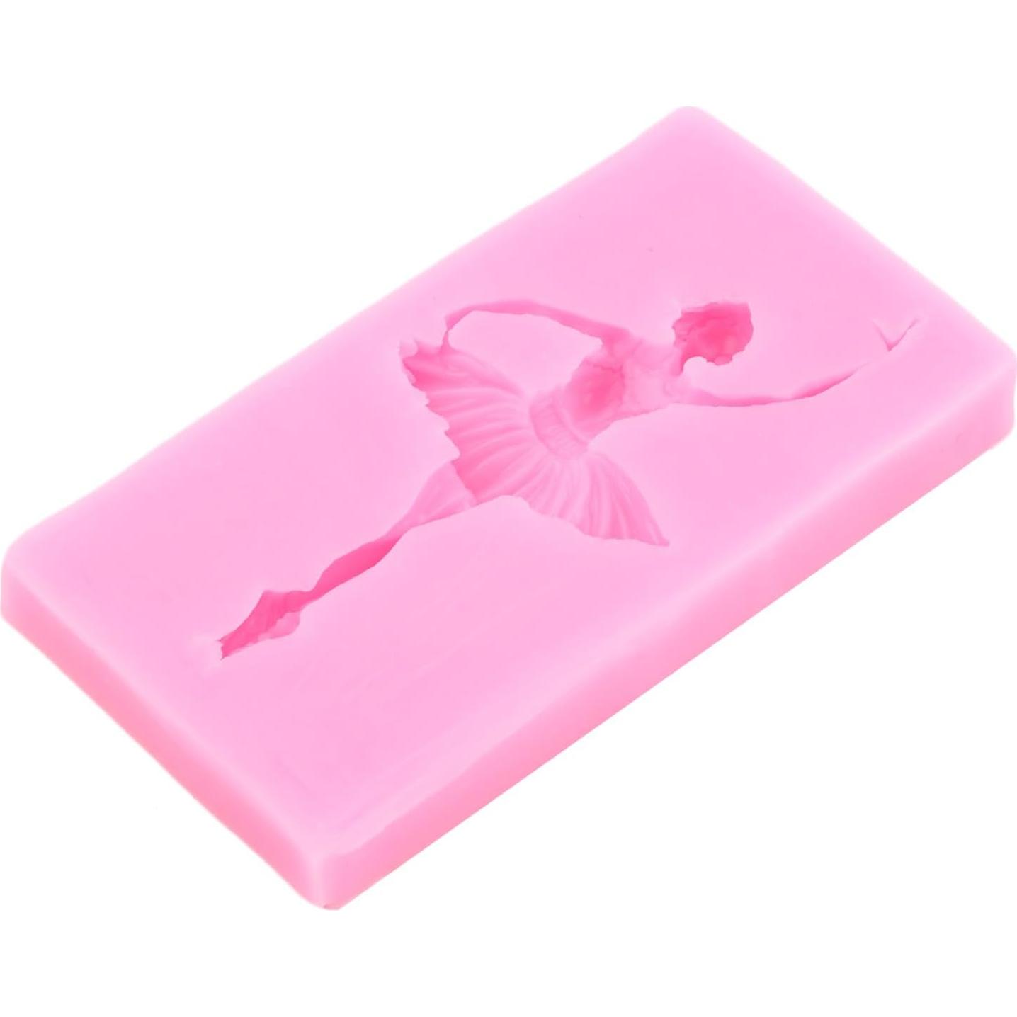 Molde de Silicona Mujiang para Pasteles de Bailarina - Set de 4